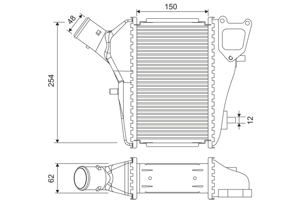 VALEO Intercooler 818686