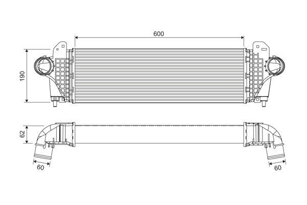 VALEO Laddluftkylare 818694