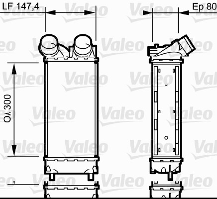 VALEO Intercooler 818837