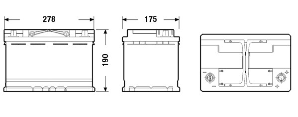 EXIDE Käivitusaku EQ600