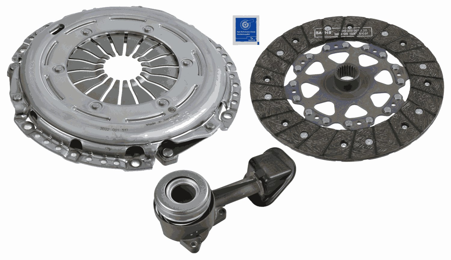 SACHS Kopplingssats 3000 990 338