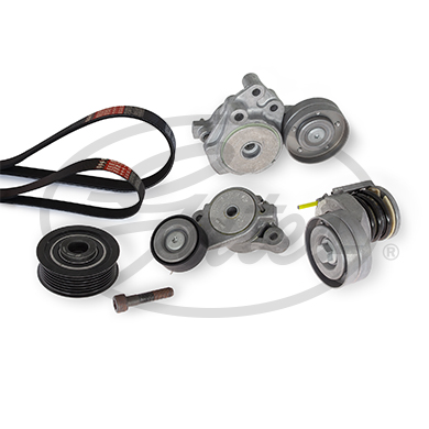 GATES V formos rumbuotas diržas, komplektas K116PK1600