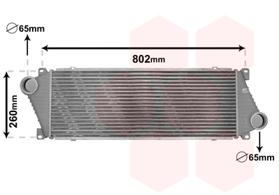 VAN WEZEL Intercooler 30004217