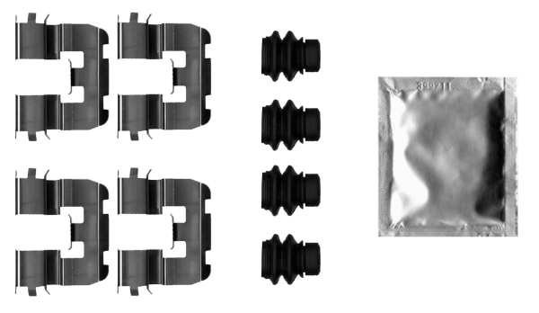 TEXTAR Lisakomplekt, ketaspiduriklotsid 82542800