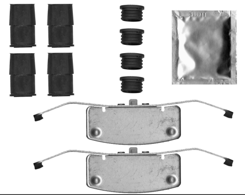 TEXTAR Lisatarvikute komplekt, pidurisadul 82543100