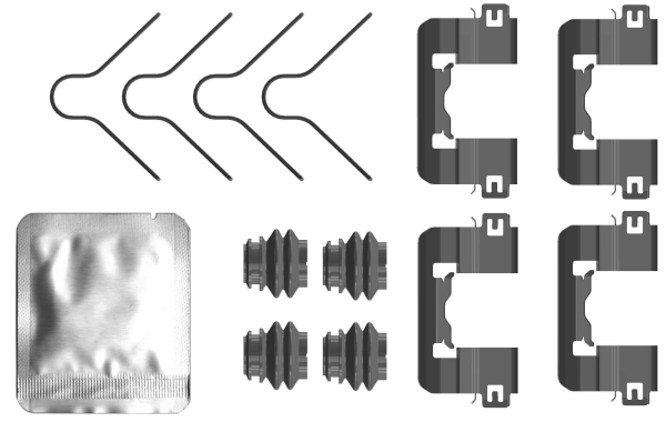 TEXTAR Lisakomplekt, ketaspiduriklotsid 82553700