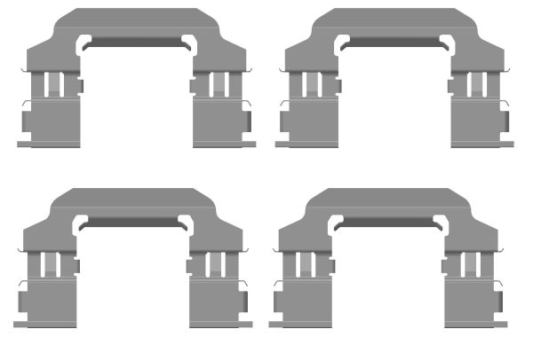 TEXTAR Lisakomplekt, ketaspiduriklotsid 82557400