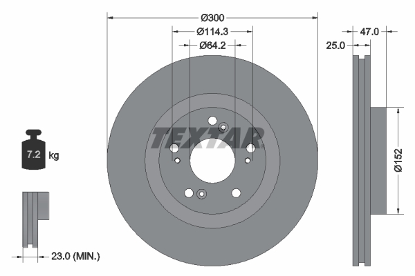 TEXTAR Piduriketas 92186503