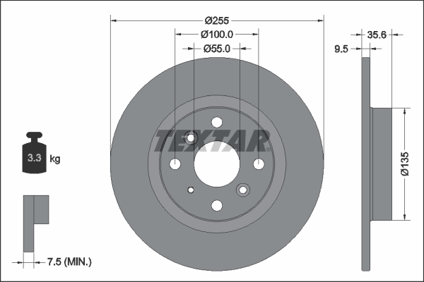 TEXTAR Piduriketas 92338203