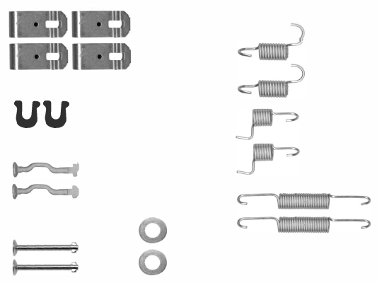 TEXTAR Lisatarvikute komplekt, käsipiduri klotsid 97048800