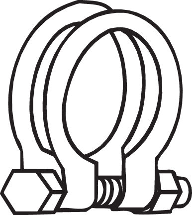 BOSAL Klamber, summuti 250-547