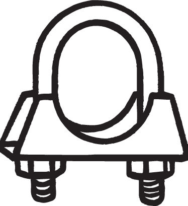 BOSAL Klamber, summuti 250-854