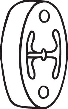 BOSAL Kumisuikale, pakoputkisto 255-056