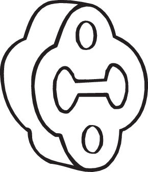 BOSAL Kumisuikale, pakoputkisto 255-170
