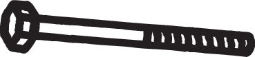 BOSAL Ruuvi, pakoputkisto 258-924