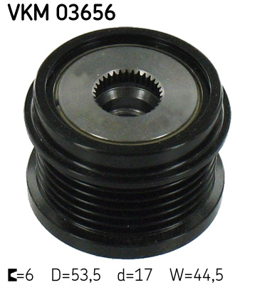 SKF Frihjulskoppling, generator VKM 03656