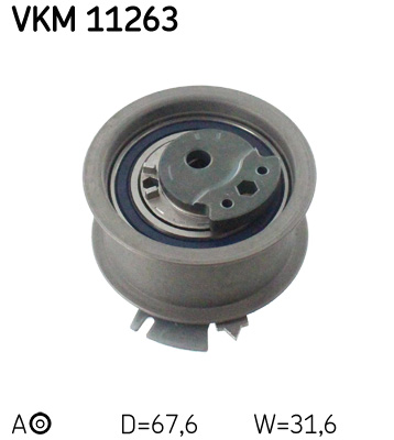 SKF įtempiklio skriemulys, paskirstymo diržas VKM 11263