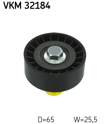 SKF rolka kierunkowa / prowadząca, pasek klinowy zębaty VKM 32184