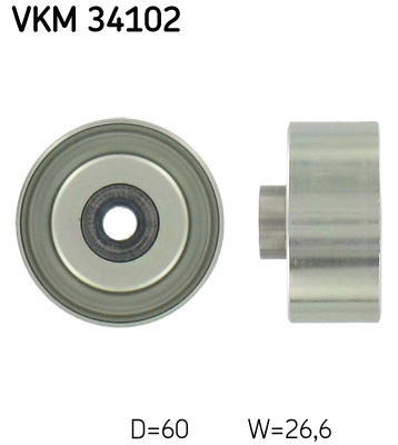 SKF Seade-/juhtrull,soonrihm VKM 34102