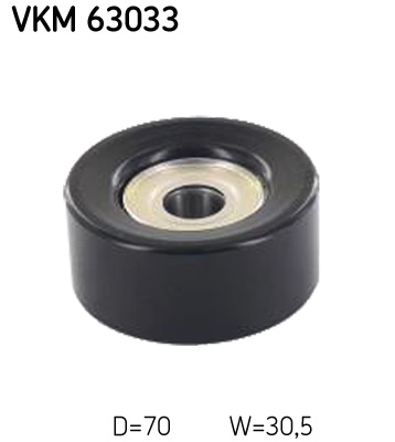 SKF rolka kierunkowa / prowadząca, pasek klinowy zębaty VKM 63033