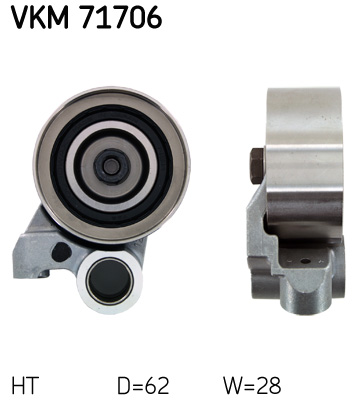 SKF Pingutusrull,Hammasrihm VKM 71706