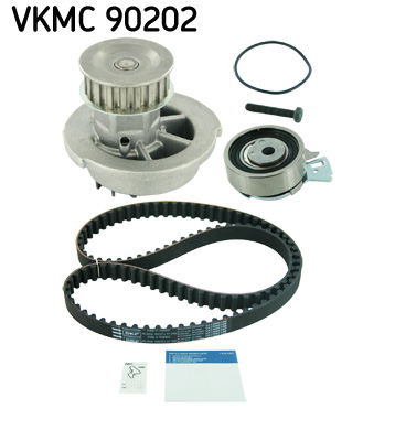 SKF Pompa wodna + zestaw paska rozrządu VKMC 90202