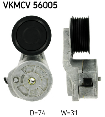 SKF Rolka napinacza, pasek klinowy wielorowkowy VKMCV 56005