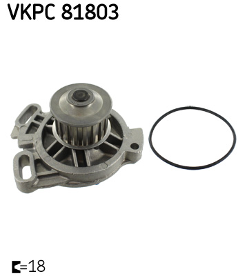 SKF Pompa wody, chłodzenie silnika VKPC 81803