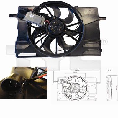 TYC Ventilaator,mootorijahutus 838-0007