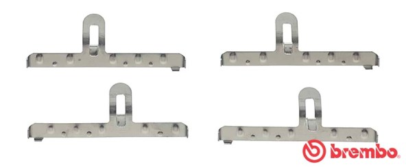 BREMBO Lisakomplekt, ketaspiduriklotsid A 02 303