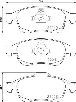 BREMBO Jarrupala, levyjarru P 23 165X