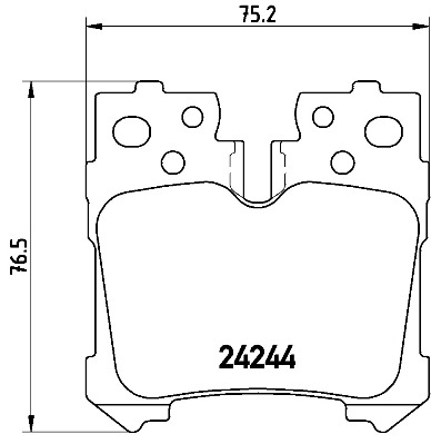 BREMBO Jarrupala, levyjarru P 83 076