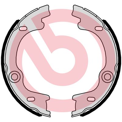 BREMBO Trummelpiduriklotside komplekt, käsipidur S 30 545