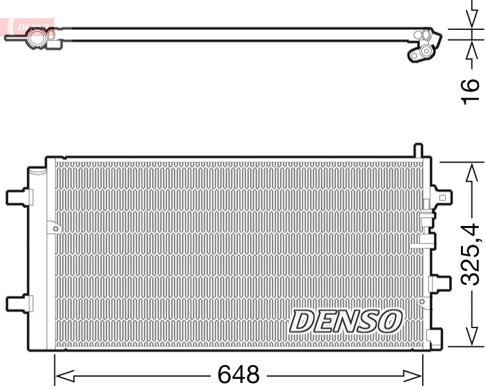 DENSO Lauhdutin, ilmastointilaite DCN02002