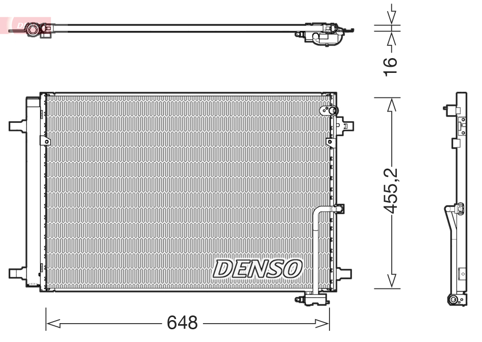 DENSO Lauhdutin, ilmastointilaite DCN02042
