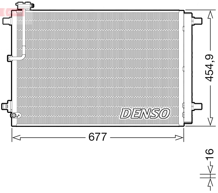 DENSO Lauhdutin, ilmastointilaite DCN02046
