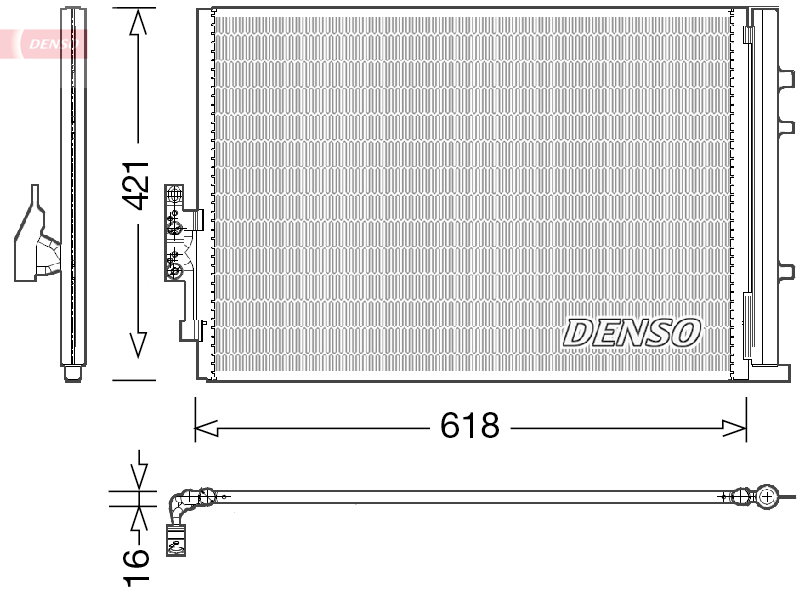 DENSO Lauhdutin, ilmastointilaite DCN05016
