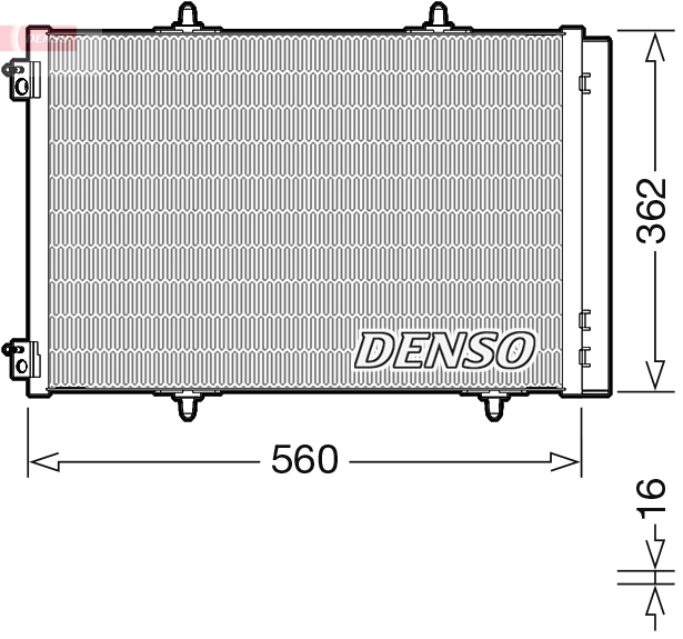DENSO Kondensaator,kliimaseade DCN07061