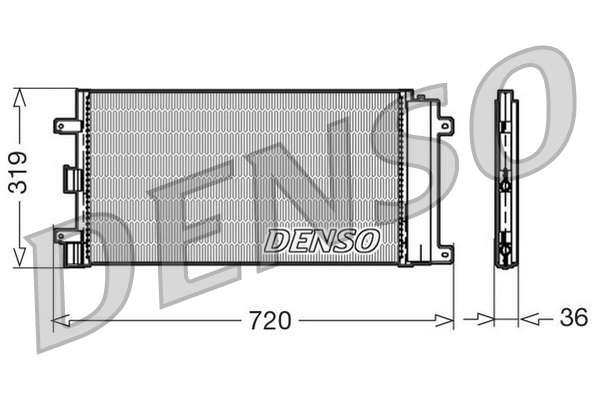 DENSO Kondensaator,kliimaseade DCN09042