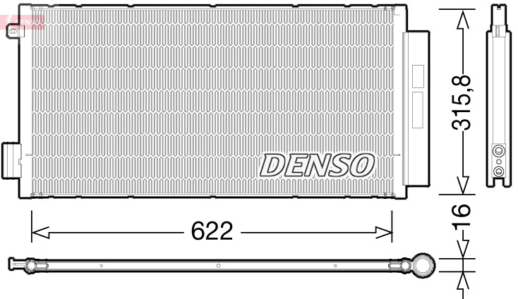 DENSO Kondensaator,kliimaseade DCN09044
