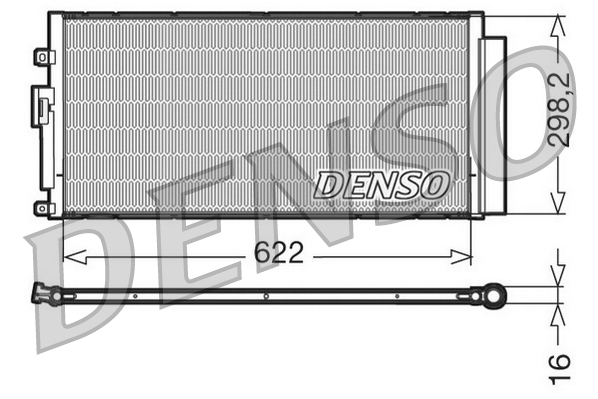 DENSO Lauhdutin, ilmastointilaite DCN09046