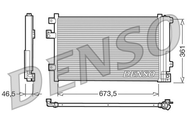 DENSO Lauhdutin, ilmastointilaite DCN09084