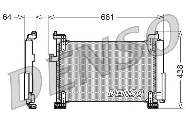 DENSO Lauhdutin, ilmastointilaite DCN09085