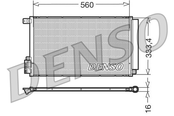 DENSO Kondensaator,kliimaseade DCN13109