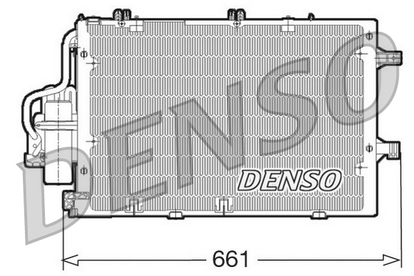 DENSO Lauhdutin, ilmastointilaite DCN20015