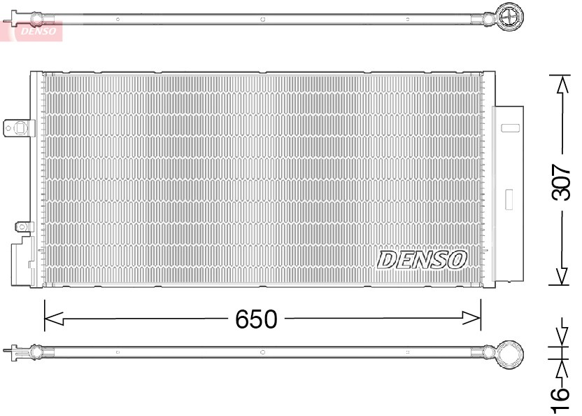 DENSO Lauhdutin, ilmastointilaite DCN20024