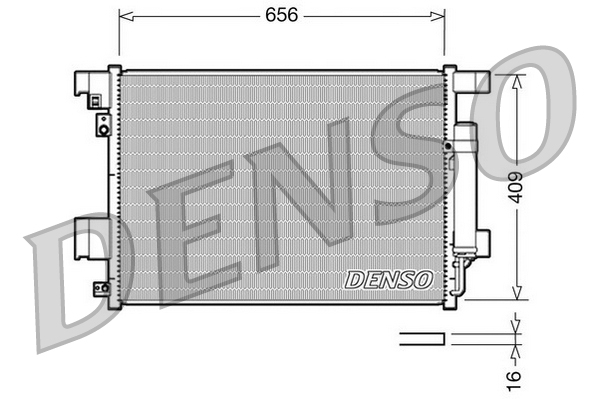 DENSO Lauhdutin, ilmastointilaite DCN21001