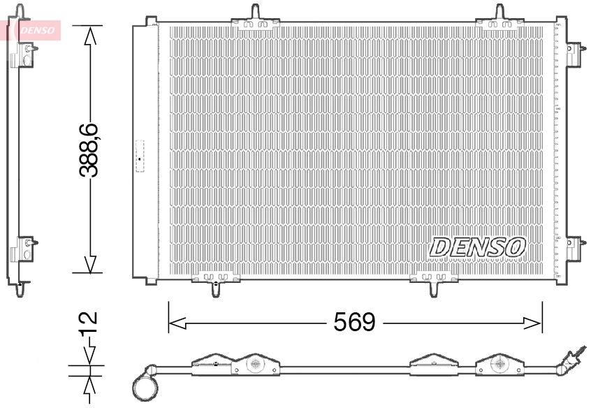 DENSO Kondensaator,kliimaseade DCN21030
