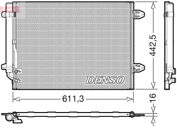 DENSO kondensatorius, oro kondicionierius DCN32013