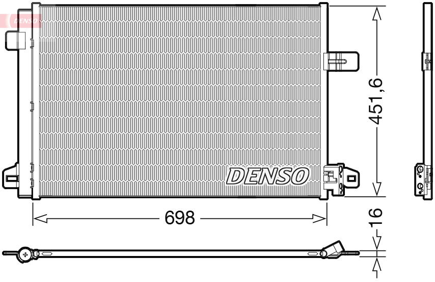 DENSO kondensatorius, oro kondicionierius DCN32028